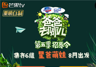 爸爸去哪兒5候選實習爸爸人氣榜，實習奶爸黃景瑜任嘉倫竇驍(前三)