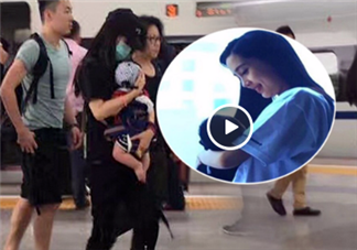 Baby小海綿坐高鐵圖片 幾個月的嬰兒可以坐高鐵需要注意什么