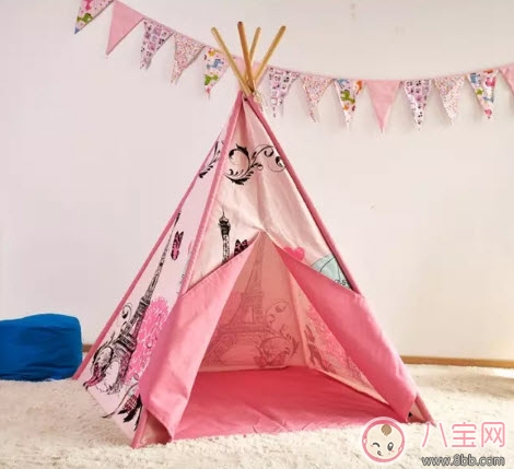 充滿愛的DIY兒童小帳篷制作