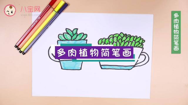 多肉植物簡筆畫視頻 多肉植物簡筆畫步驟 多肉植物簡筆畫視頻 多肉植物簡筆畫步驟