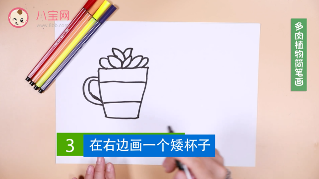 多肉植物簡筆畫視頻 多肉植物簡筆畫步驟 多肉植物簡筆畫視頻 多肉植物簡筆畫步驟