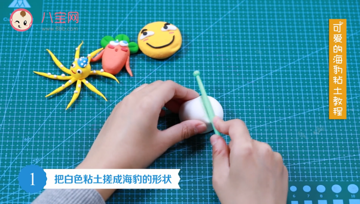 海豹粘土視頻教程 海豹粘土制作步驟圖 海豹粘土視頻教程 海豹粘土制作步驟圖