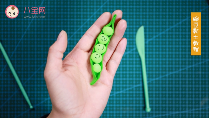 豌豆粘土視頻教程 手工粘土豌豆步驟圖 豌豆粘土視頻教程 手工粘土豌豆步驟圖