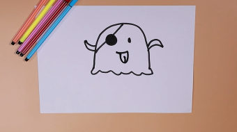 萬圣節小鬼簡筆畫視頻   萬圣節小鬼畫法教程