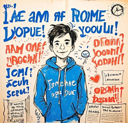 初中青春，繪制夢想藍圖手抄報